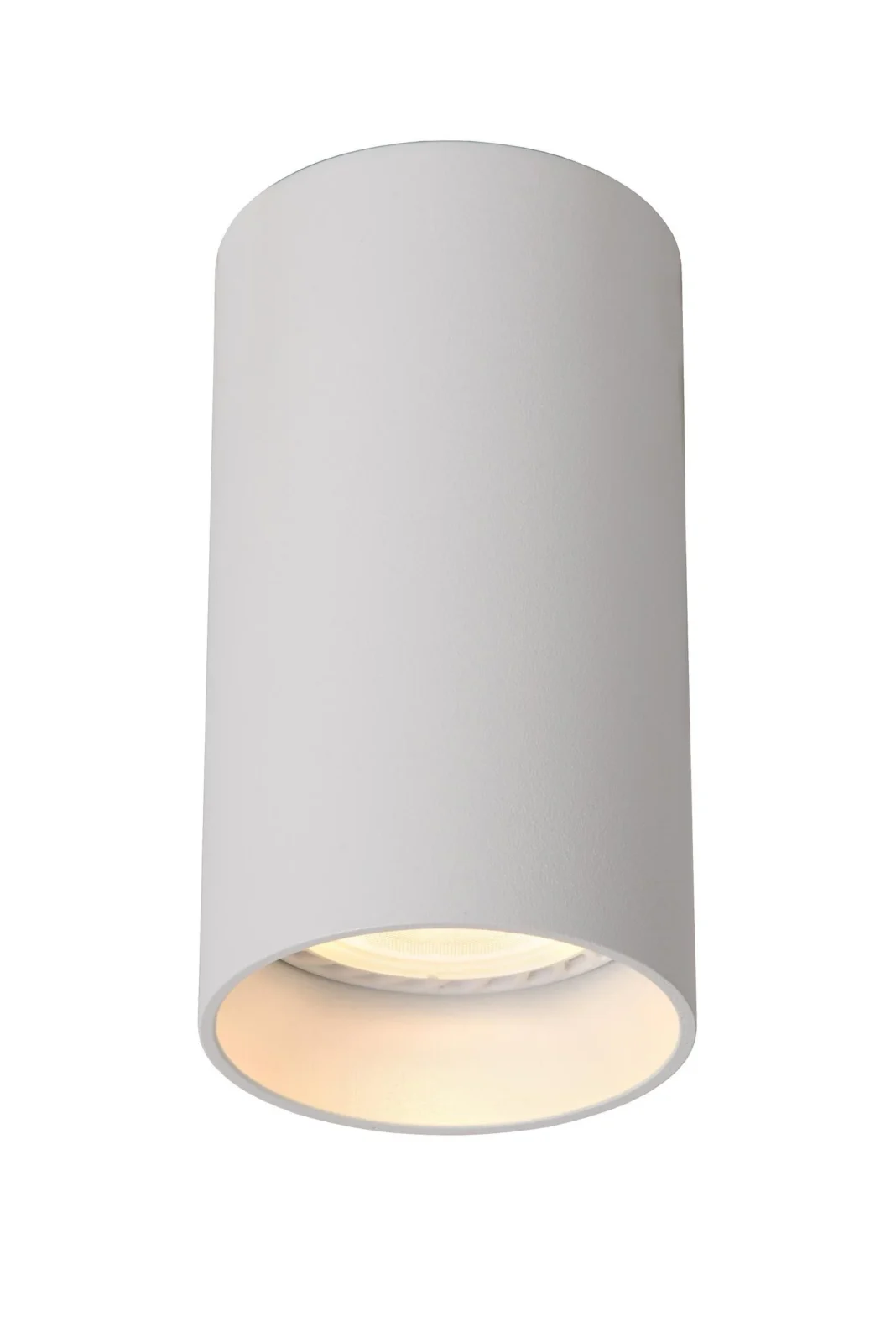 Lucide DELTO - Stropnu00e9 reflektory - u00d8 5,5 cm - LED Tlmenu00e9 po teplu00e9 - GU10 - 1x5W 2200K/3000K - biela