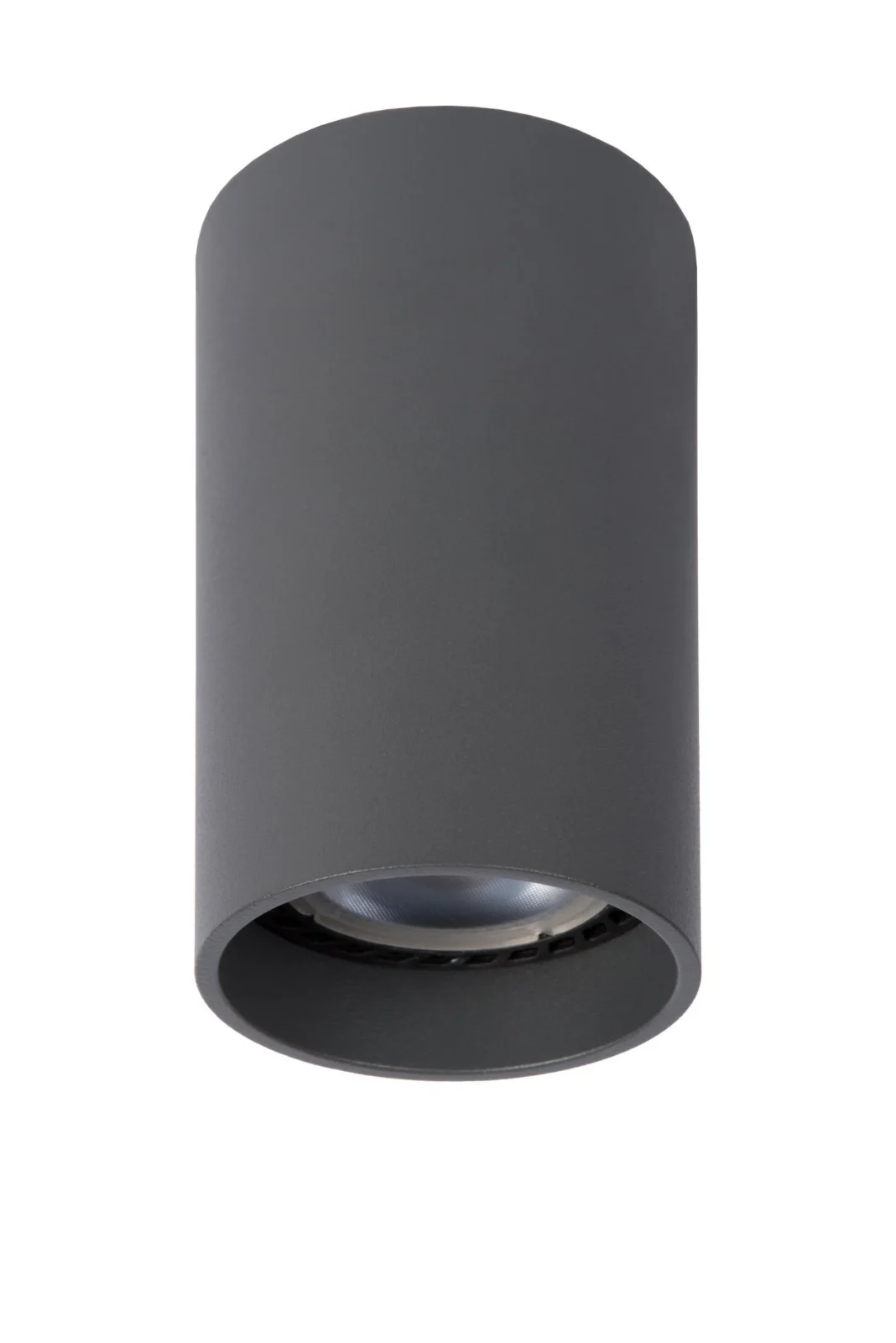 Lucide DELTO - Stropnu00e9 reflektory - u00d8 5,5 cm - LED Stmievanie na teplo - GU10 - 1x5W 2200K/3000K - sivu00e9
