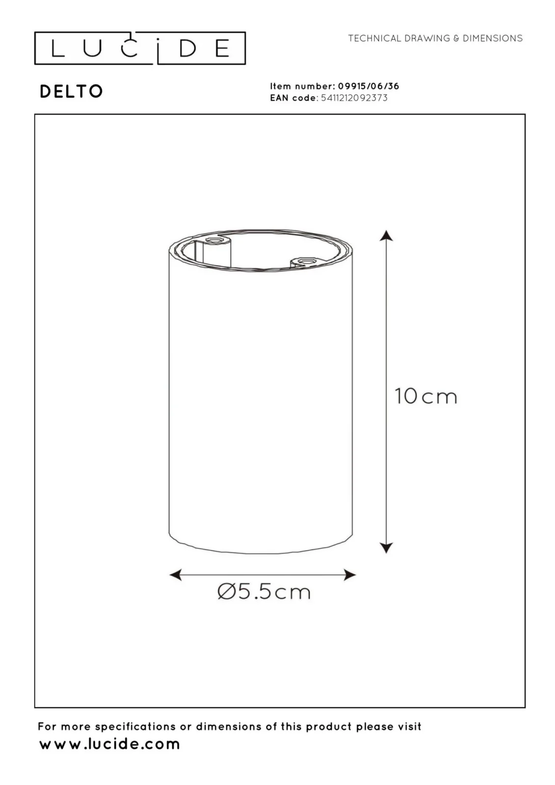 Lucide DELTO - Stropnu00e9 reflektory - u00d8 5,5 cm - LED Stmievanie na teplo - GU10 - 1x5W 2200K/3000K - sivu00e9
