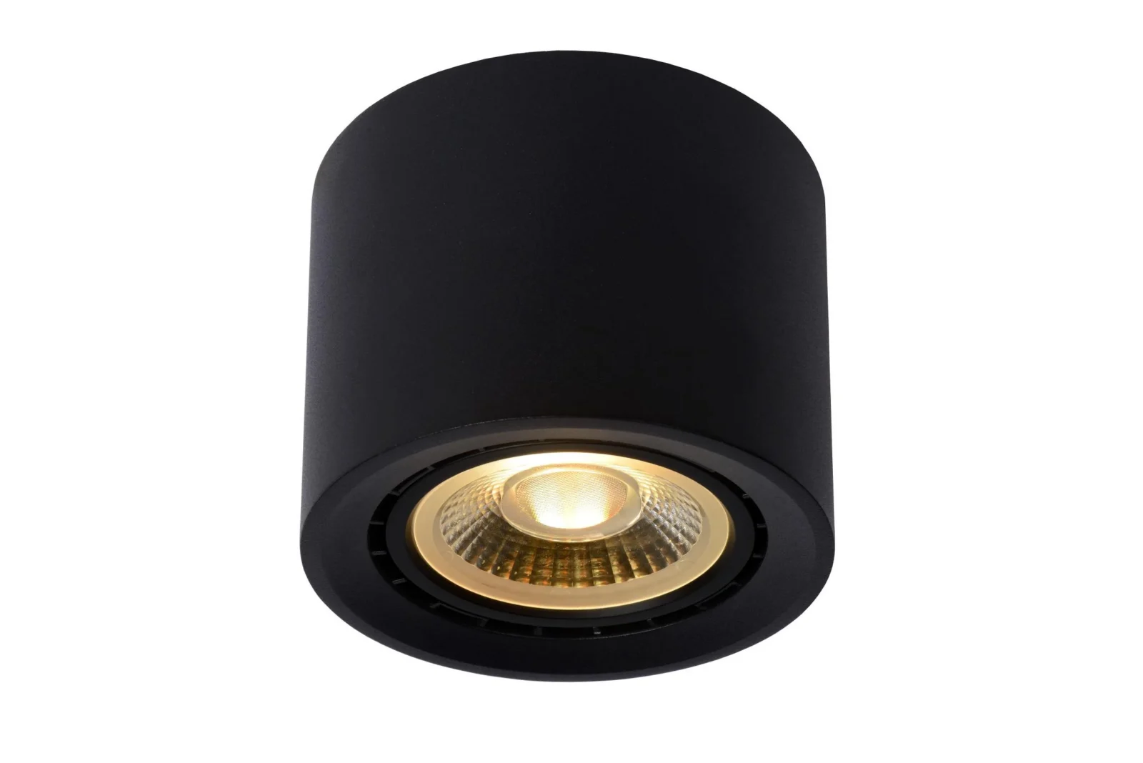 Lucide FEDLER - Stropnu00e9 reflektory - u00d8 12 cm - LED Stmievanie po teplu00e9 - GU10 (ES111) - 1x12W 2200K/3000K - u010dierna
