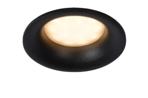 Lucide ZIVA - Zapustenu00e9 reflektor Ku00fapeu013eu0148a - u00d8 8,4 cm - 1xGU10 - IP44 - u010dierna