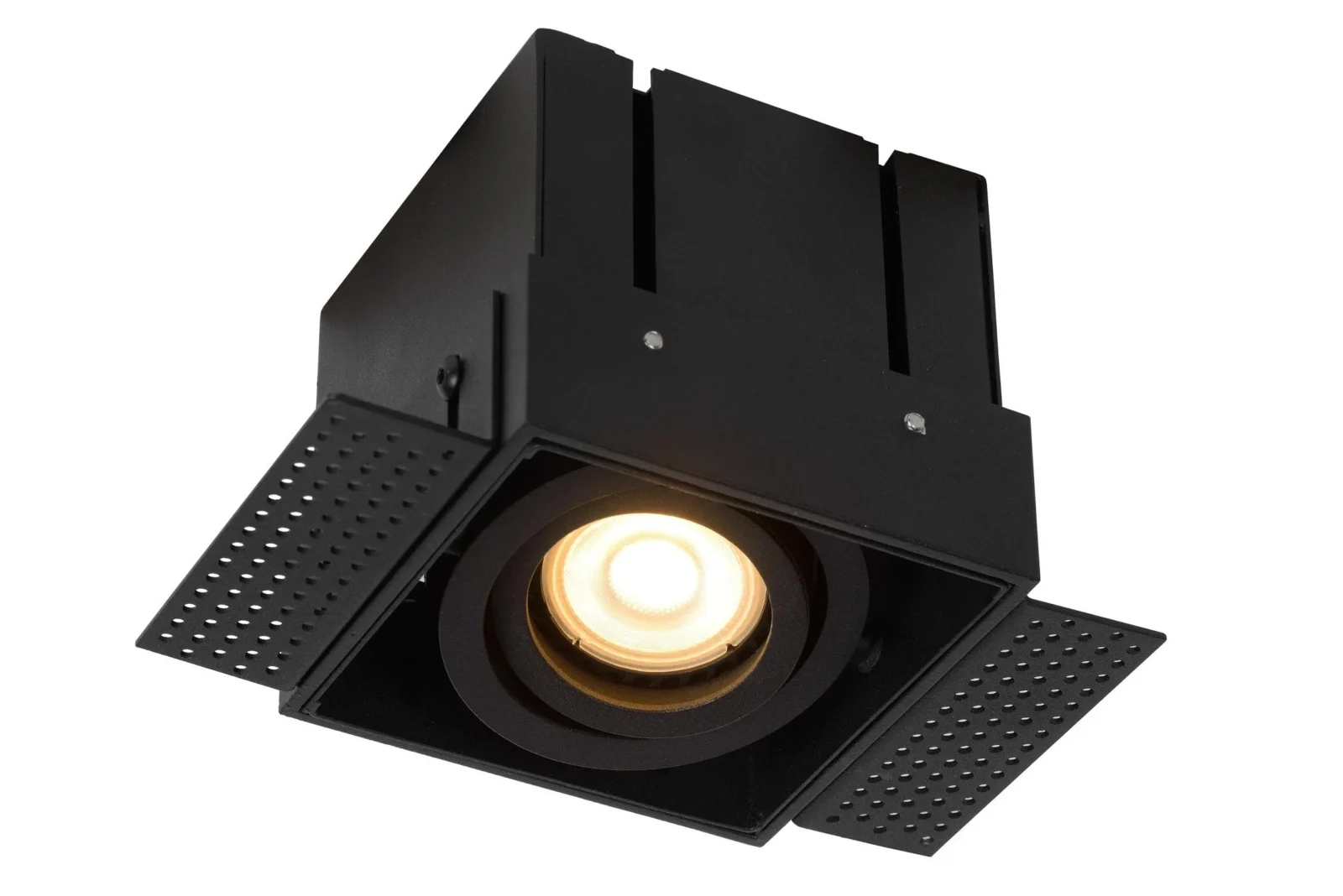 Lucide TRIMLESS - Zapustenu00e9 reflektor - 1xGU10 - u010dierny