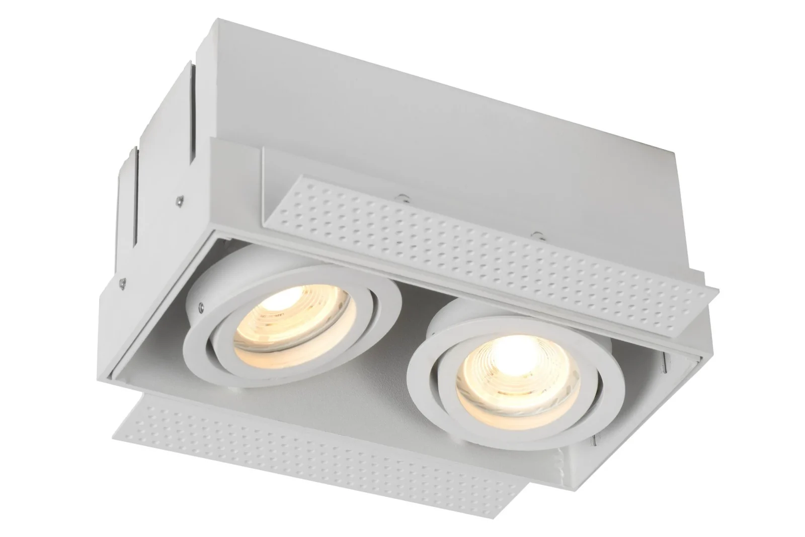 Lucide TRIMLESS - Zapustenu00e9 reflektor - 2xGU10 - biely