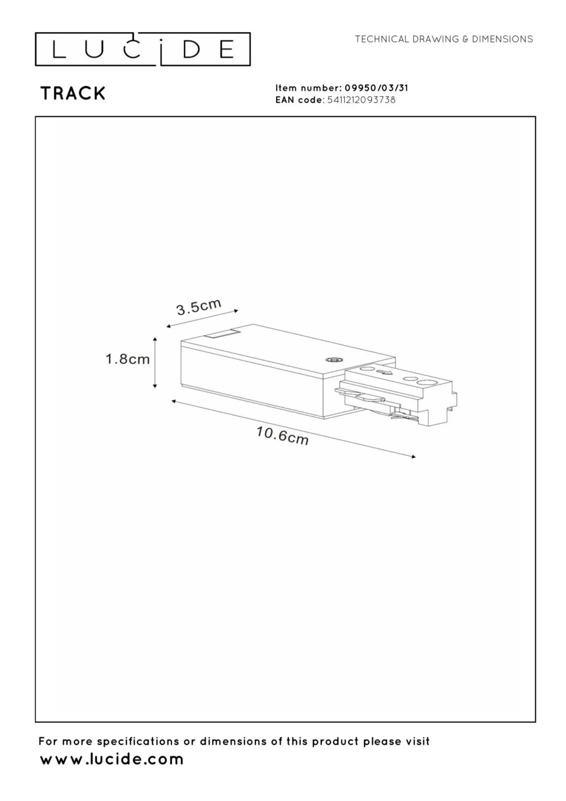 Napu00e1janie KOu013dAJE Lucide - 1-okruhovu00fd systu00e9m osvetlenia kou013eaje - jednoduchu00fd - biely (rozu0161u00edrenie)
