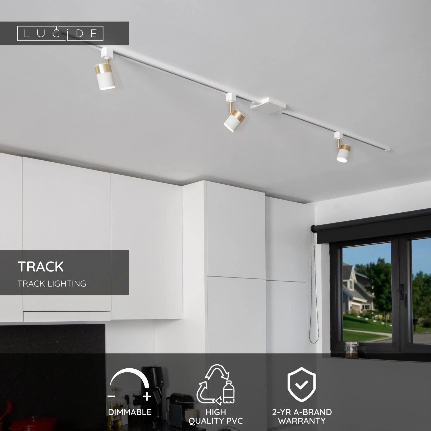 Lucide TRACK X-connector - 1-okruhovu00fd liu0161tovu00fd systu00e9m osvetlenia - biely (rozu0161u00edrenie)