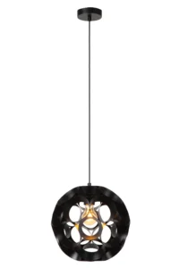 Lucide HANNELORE - Zu00e1vesnu00e9 svetlo - u00d8 30 cm - 1xE27 - u010dierna