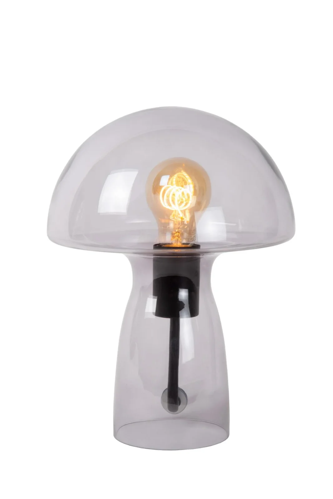 Lucide FUNGO - Stolnu00e1 lampa - 1xE27 - Smoke Grey