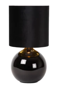 Lucide ESTERAD - Stolnu00e1 lampa - u00d8 24 cm - 1xE14 - u010dierna