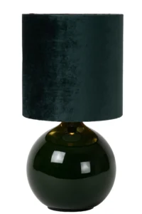 Lucide ESTERAD - Stolnu00e1 lampa - u00d8 24 cm - 1xE14 - Zelenu00e1
