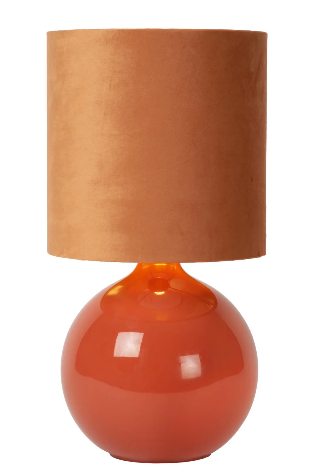 Lucide ESTERAD - Stolnu00e1 lampa - u00d8 24 cm - 1xE14 - Oranu017eovu00e1