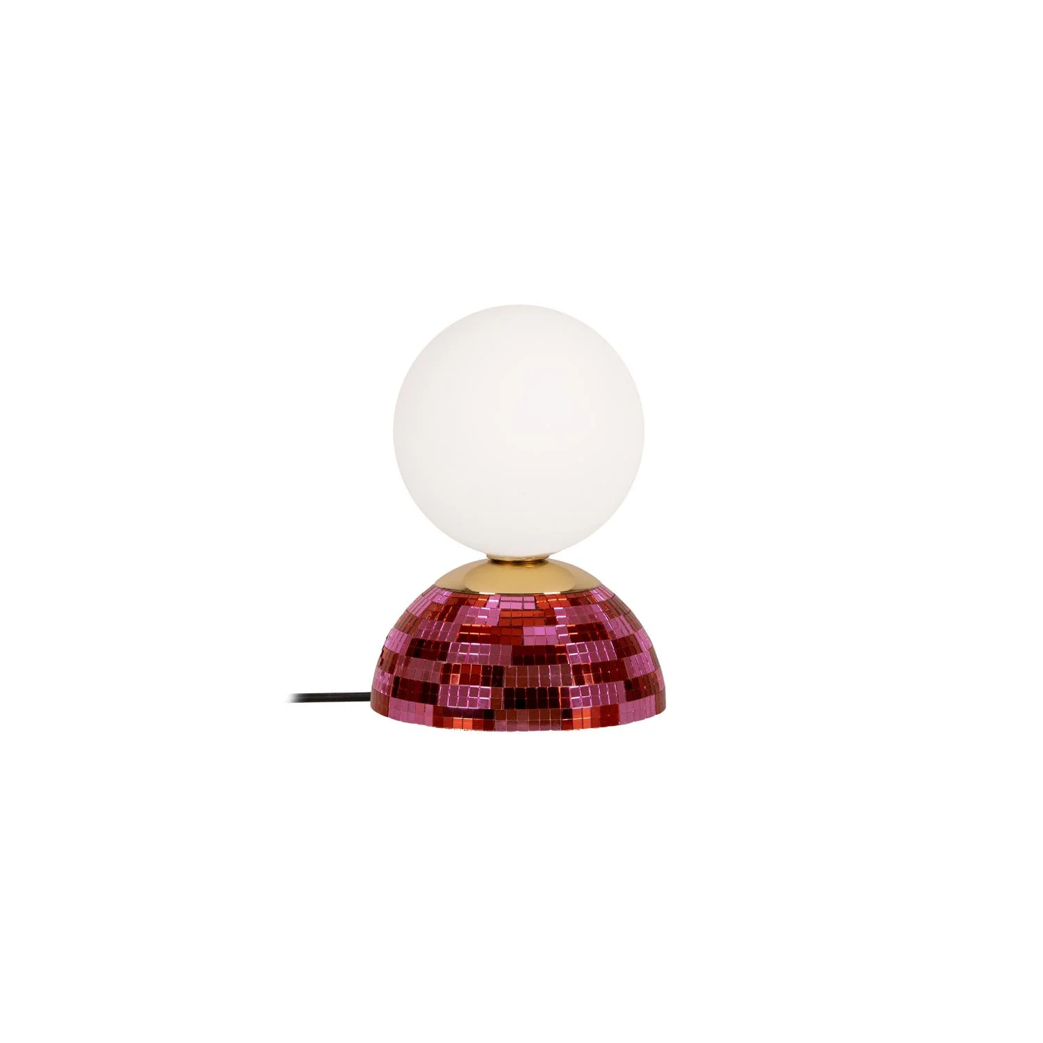 Lucide GLITZER - Stolnu00e1 lampa - u00d8 14 cm - 1xG9 - Ruu017eovu00e1 | Essential