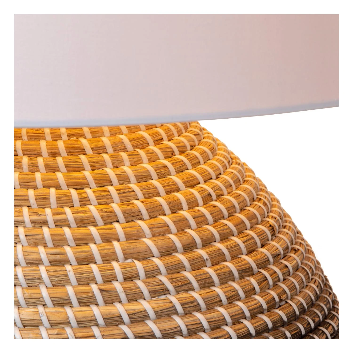 Lucide MADUKA - Stolnu00e1 lampa - u00d8 45 cm - 1xE27 - Prirodzenu00e1 | Pru00e9miovu00e9