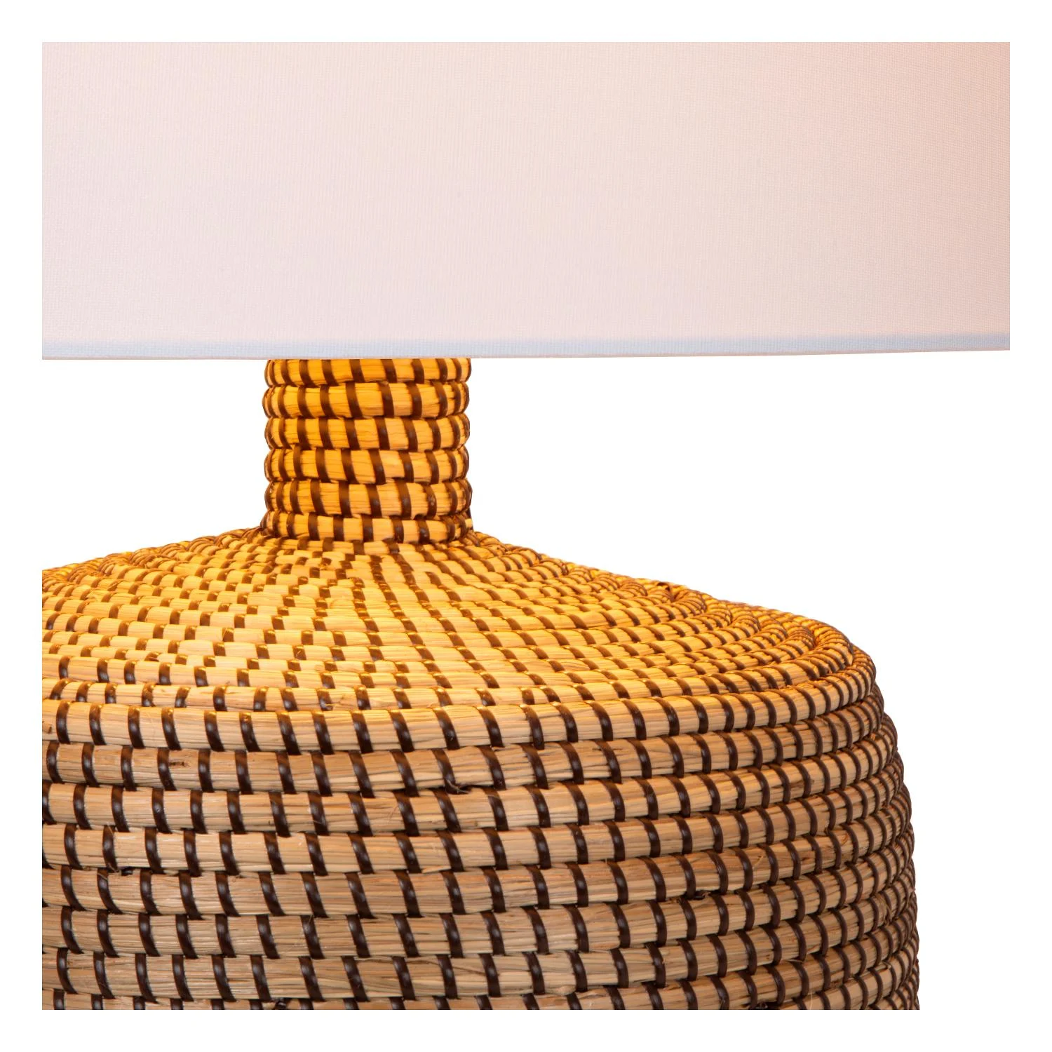 Lucide AMBALA - Stolnu00e1 lampa - u00d8 45 cm - 1xE27 - Prirodzenu00e1 | Pru00e9miovu00e9