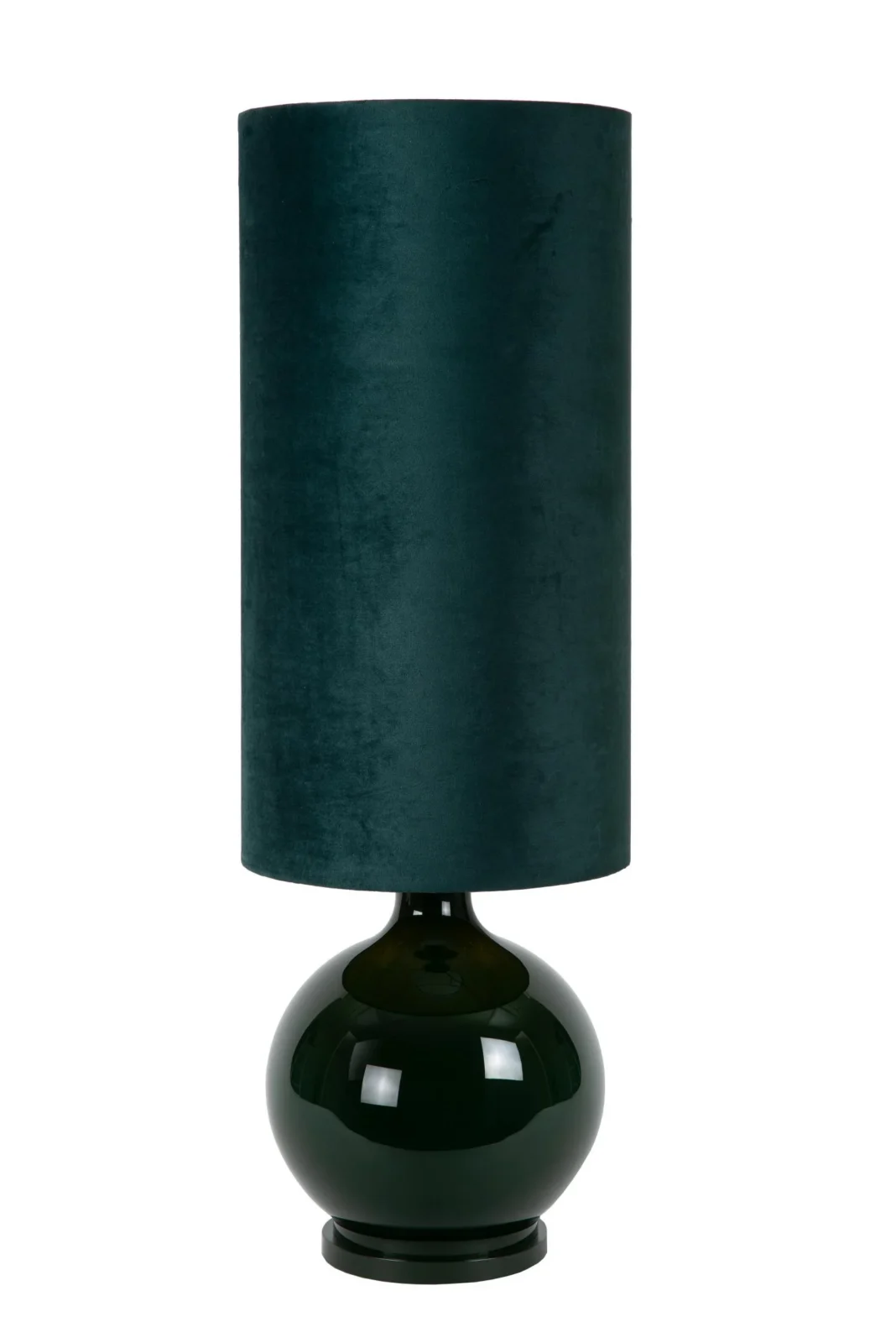 Lucide ESTERAD - Stojacia lampa - u00d8 34 cm - 1xE27 - Zelenu00e1