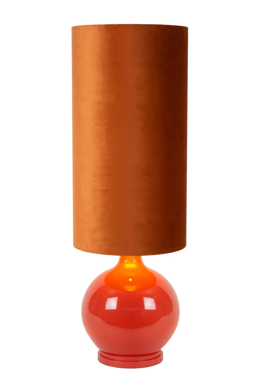 Lucide ESTERAD - Stojaca lampa - u00d8 34 cm - 1xE27 - Oranu017eovu00e1