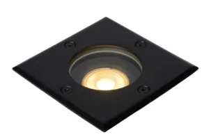 Lucide BILTIN - Svetlo na terasu Vnu00fatornu00e9/vonkaju0161ie - 1xGU10 - IP67 - u010cierna