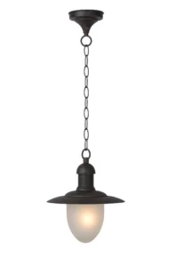 Lucide ARUBA - Zu00e1vesnu00e9 svetlo vnu00fatornu00e9/vonkaju0161ie - u00d8 25 cm - 1xE27 - IP44 - Hrdzavu00e1 hnedu00e1