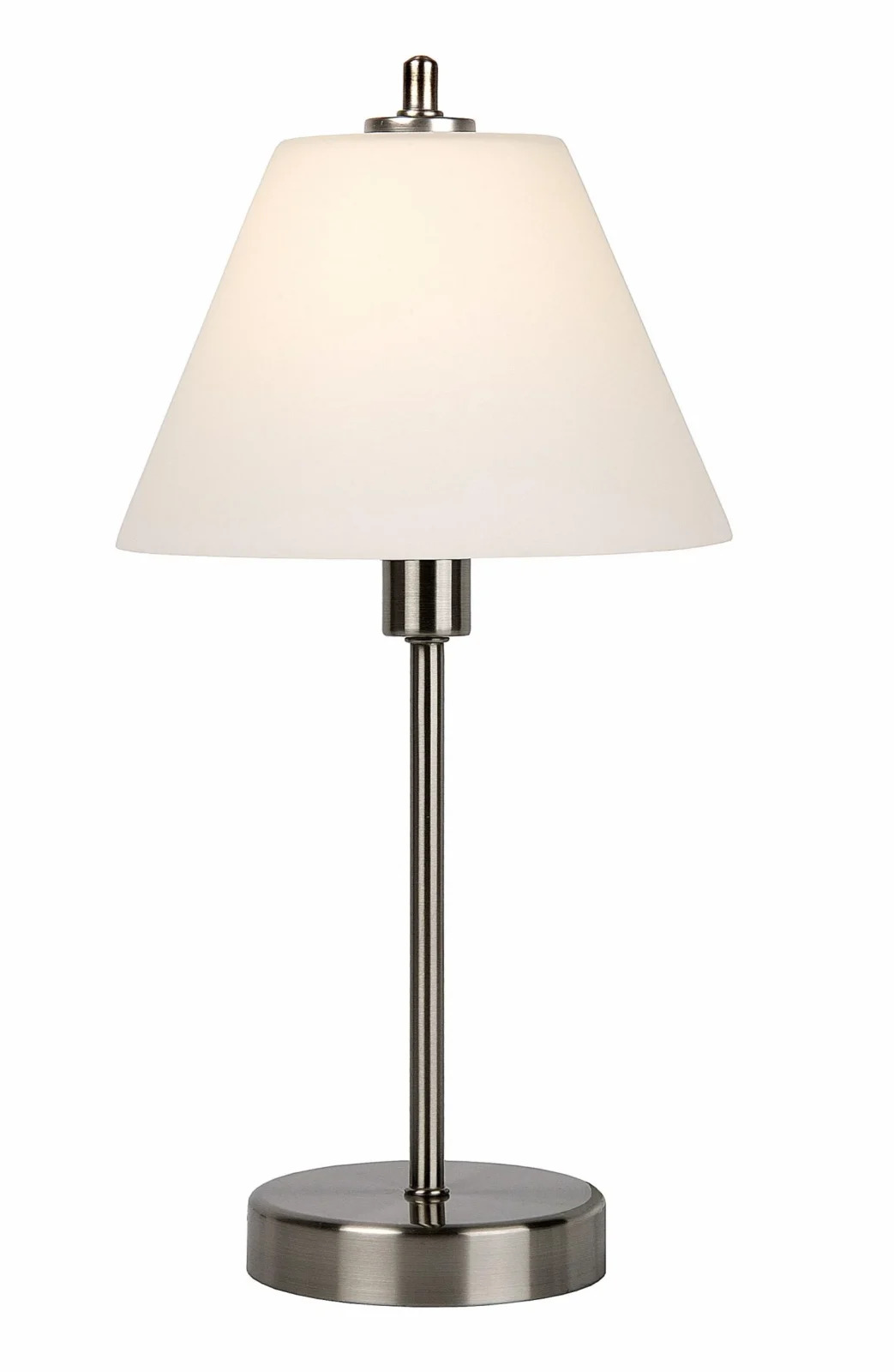 Lucide TOUCH - Stolnu00e1 lampa - u00d8 22 cm - 1xE14 - Satu00e9novu00fd chru00f3m