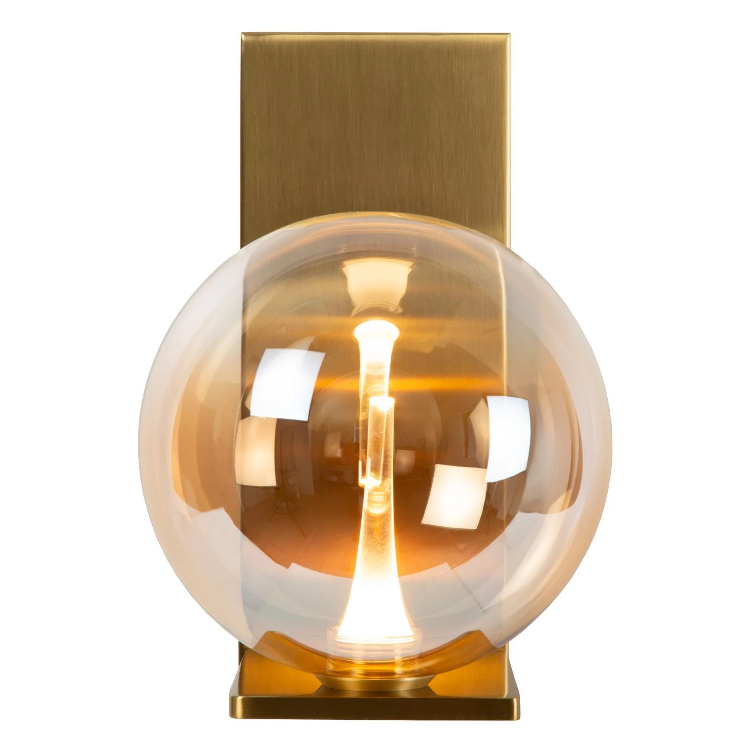 Lucide GISELA - Nu00e1stennu00e9 svetlo - LED Dim. - 1x5,8W 2700K - S vymeniteu013enu00fdm LED modulom - jantu00e1rovu00e1 - Premium