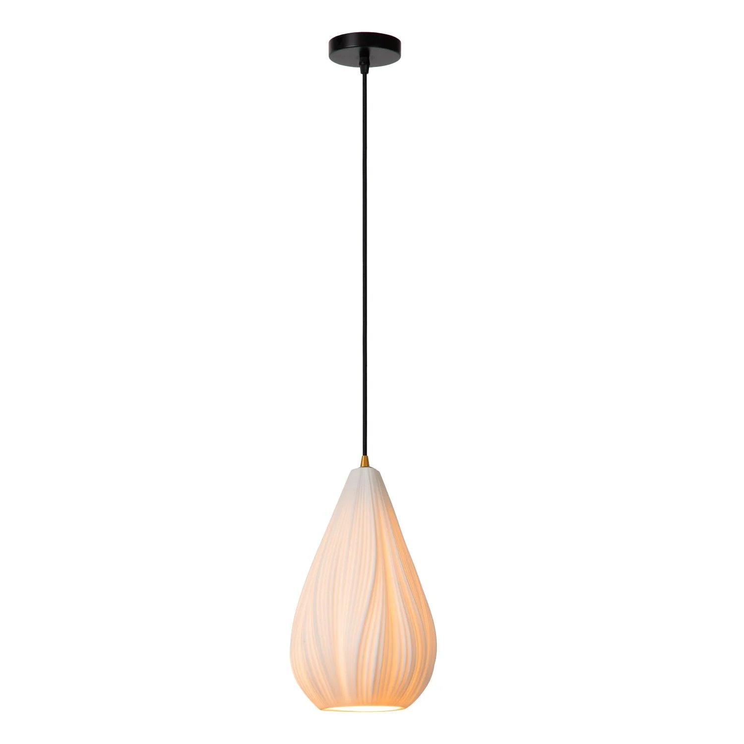 Lucide CINZIA - Zu00e1vesnu00e9 svetlo - u00d8 18,3 cm - 1xE27 - biela