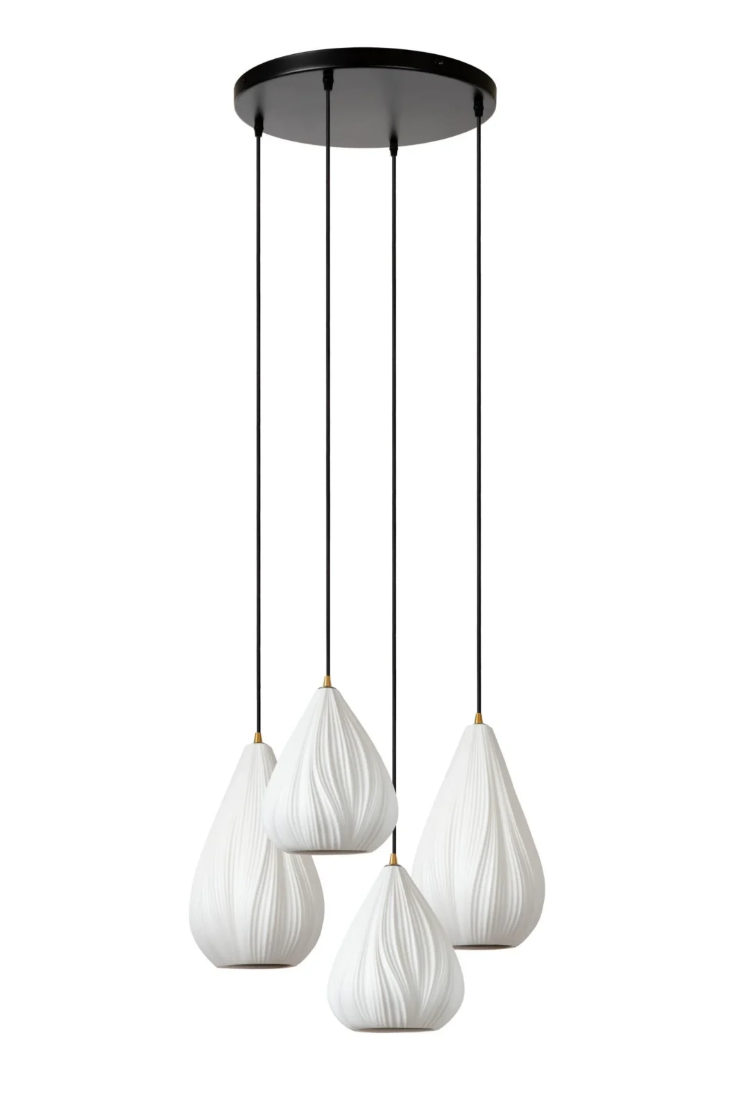 Lucide CINZIA - zu00e1vesnu00e9 svetlo - u00d8 55,5 cm - 4xE27 - biela