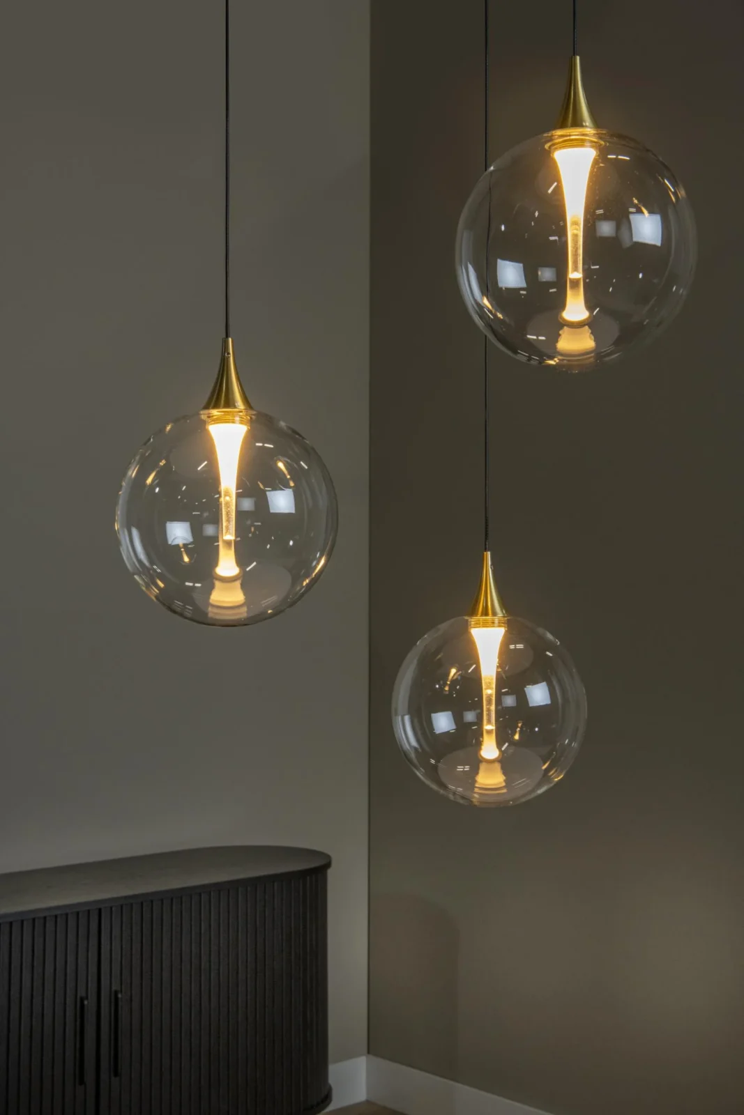 Lucide GISELA - zu00e1vesnu00e9 svetlo - u00d8 36 cm - LED tlmenu00e9 - 3x4,3W 2700K - priehu013eadnu00e9 | Pru00e9miovu00e9
