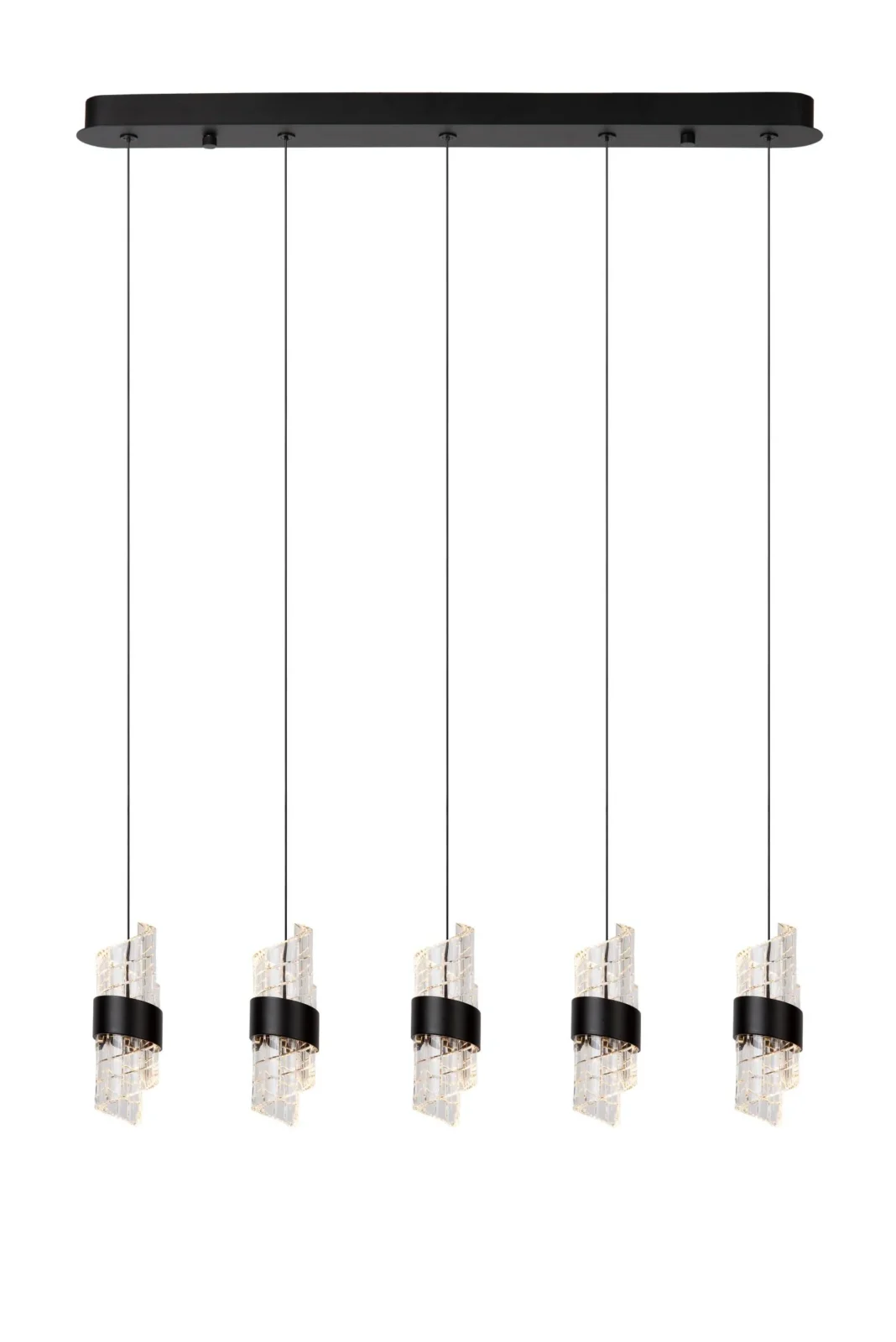 Lucide KLIGANDE - zu00e1vesnu00e9 svetlo - LED tlmenu00e9. - 5x7,8W 2700K - u010dierne