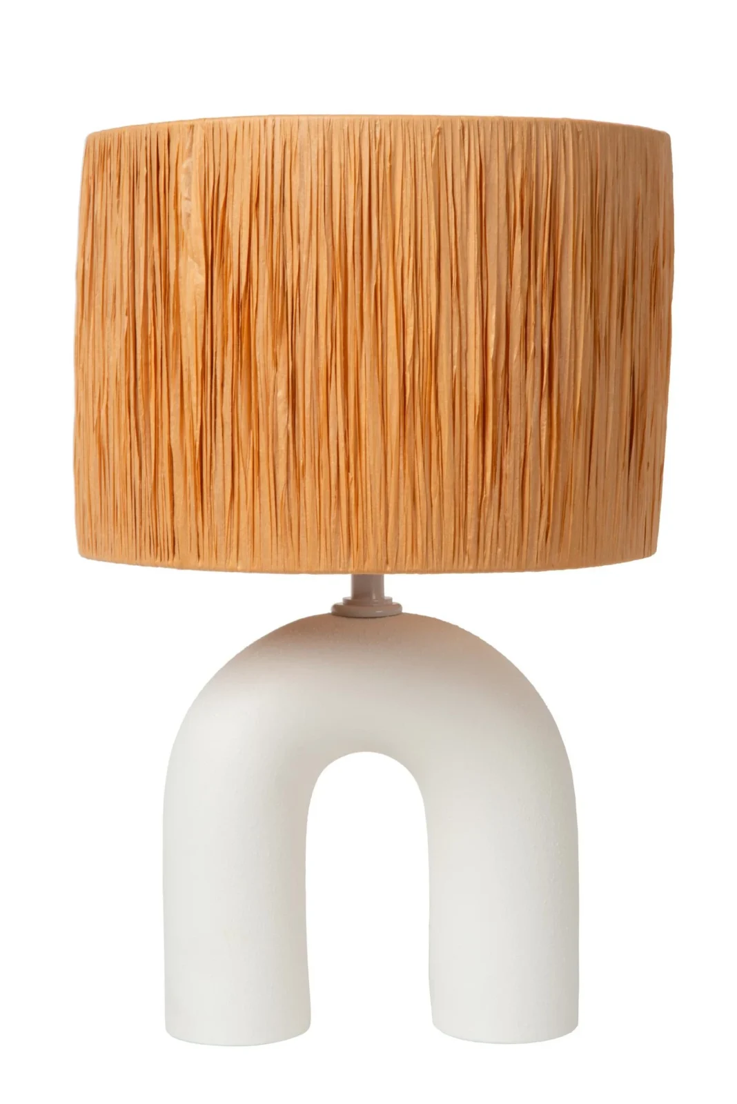 Lucide RONDA - Stolnu00e1 lampa - 1xE27 - biela