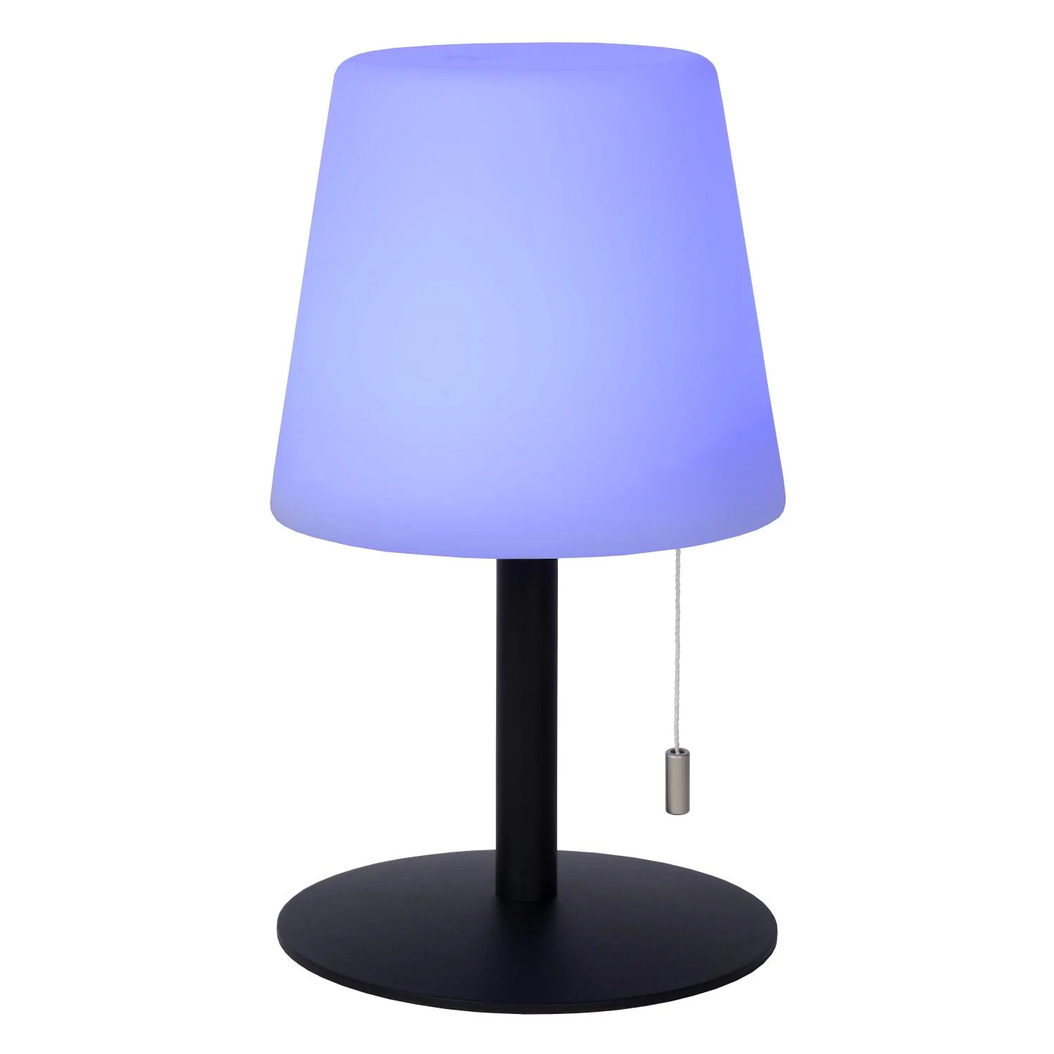 Lucide RIO - Nabu00edjateu013enu00e1 stolnu00e1 lampa do interiu00e9ru/exteriu00e9ru - Batu00e9riovu00fd balu00edk - u00d8 15,5 cm - LED tlmenu00e1 - 1x1,8W 3000K - IP44 - Rgb - Viacfarebnu00e1