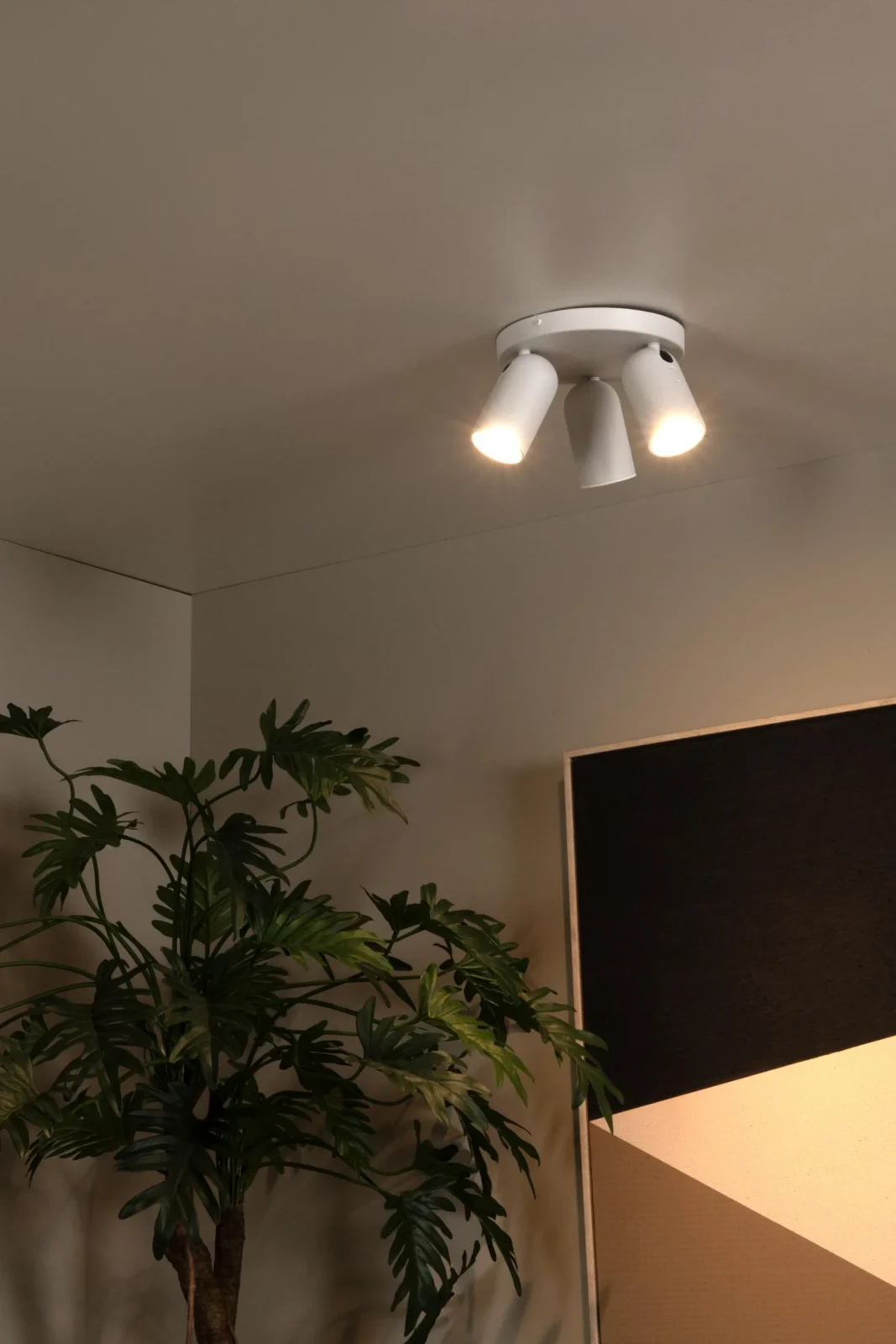 Lucide PUNCH - Stropnu00e9 reflektory - u00d8 21 cm - 3xGU10 - biela