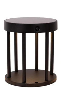 Lucide JACKSON - Stu013apikovu00e9 svetlo - solu00e1rne - u00d8 16 cm - LED tlmenu00e9. - 1x2W 3000K - IP54 - senzor pohybu a du0148a/noci - u010dierny