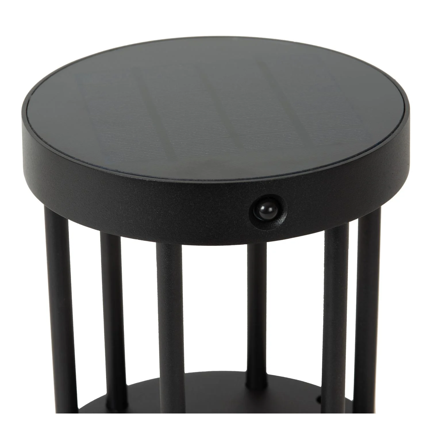 Lucide JACKSON - Stu013apikovu00e9 svetlo - solu00e1rne - u00d8 16 cm - LED tlmenu00e9. - 1x2W 3000K - IP54 - senzor pohybu a du0148a/noci - u010dierny