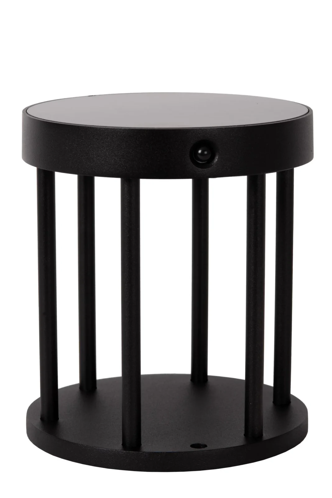 Lucide JACKSON - Stu013apikovu00e9 svetlo - solu00e1rne - u00d8 16 cm - LED tlmenu00e9. - 1x2W 3000K - IP54 - senzor pohybu a du0148a/noci - u010dierny