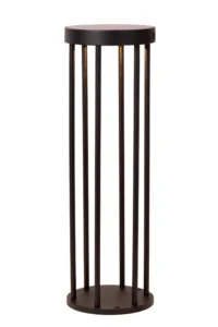Lucide JACKSON - Stu013apikovu00e9 svetlo - solu00e1rne - u00d8 16 cm - LED tlmenu00e9. - 1x2W 3000K - IP65 - Pohybovu00fd a dennu00fd/nou010dnu00fd senzor - u010dierny