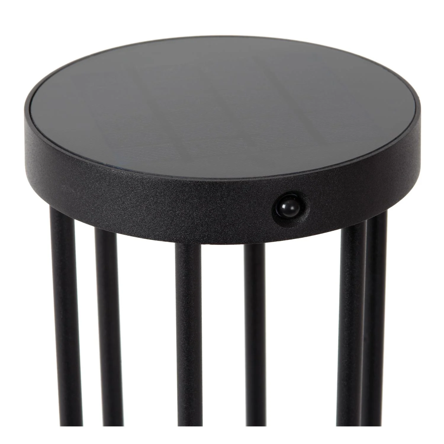 Lucide JACKSON - Stu013apikovu00e9 svetlo - solu00e1rne - u00d8 16 cm - LED tlmenu00e9. - 1x2W 3000K - IP65 - Pohybovu00fd a dennu00fd/nou010dnu00fd senzor - u010dierny