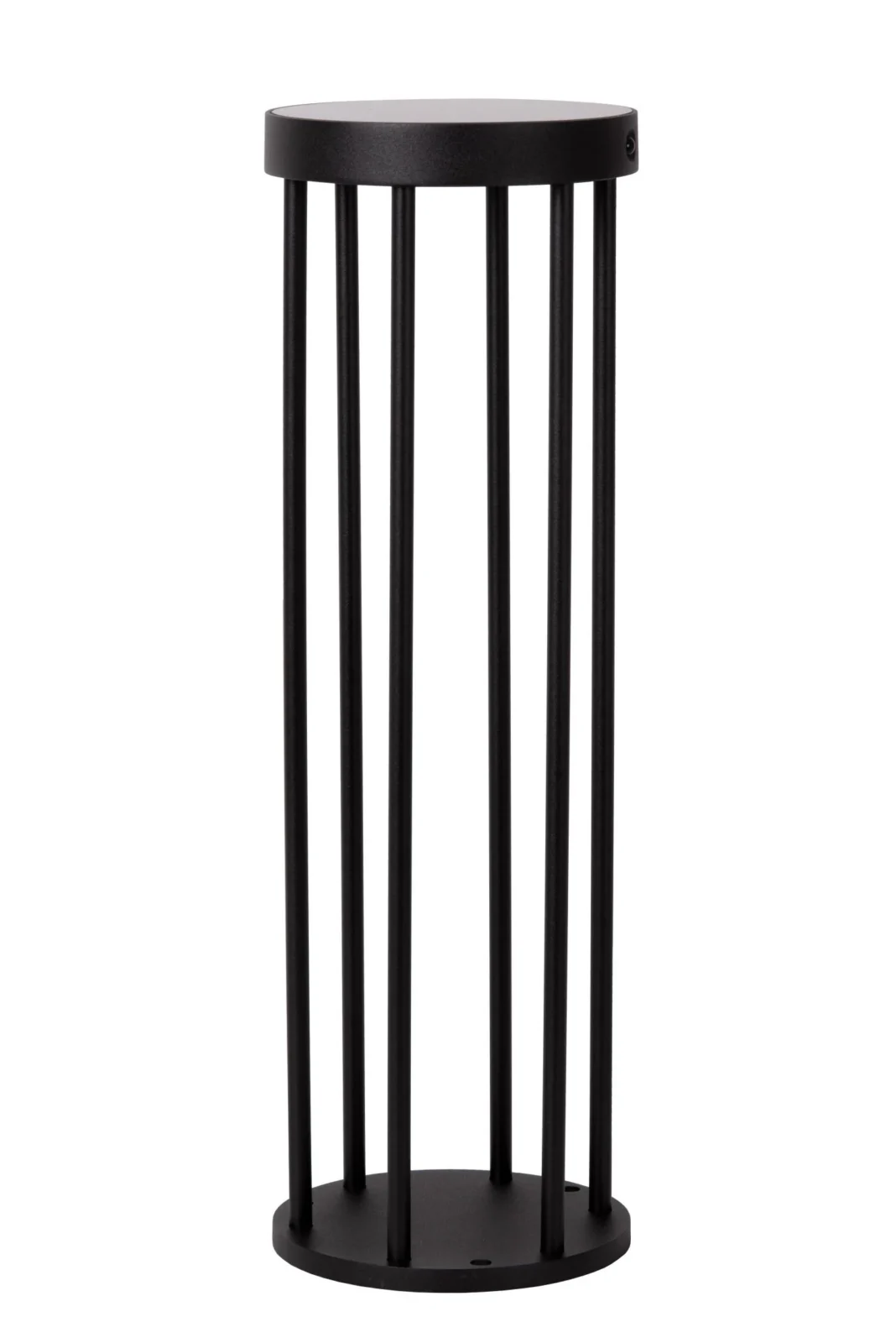 Lucide JACKSON - Stu013apikovu00e9 svetlo - solu00e1rne - u00d8 16 cm - LED tlmenu00e9. - 1x2W 3000K - IP65 - Pohybovu00fd a dennu00fd/nou010dnu00fd senzor - u010dierny