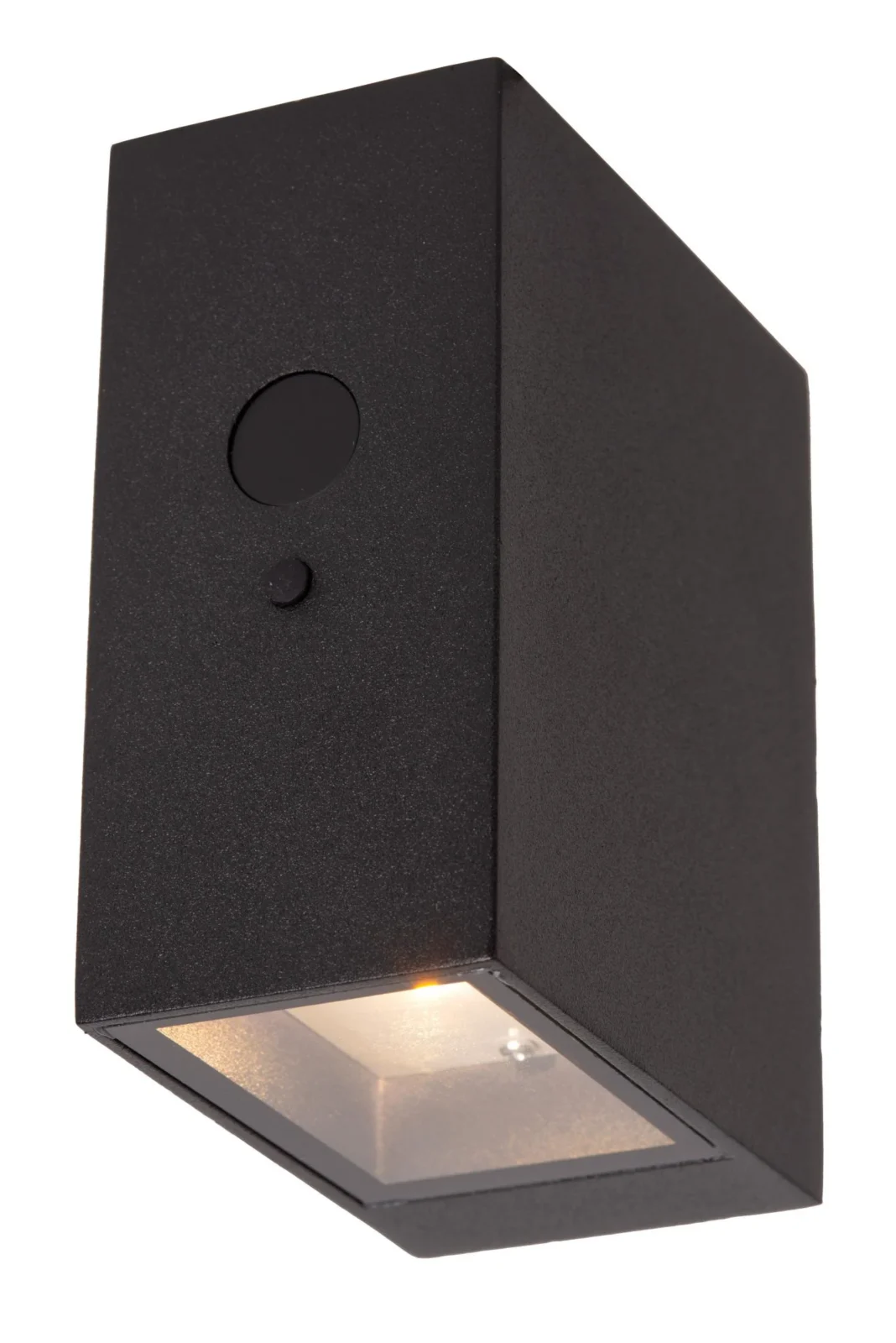 Lucide BOLTON - Nu00e1stennu00e9 svetlo vnu00fatornu00e9/vonkaju0161ie - solu00e1rne - LED tlmenu00e9. - 1x1W 3000K - IP54 - senzor pohybu a du0148a/noci - u010dierny