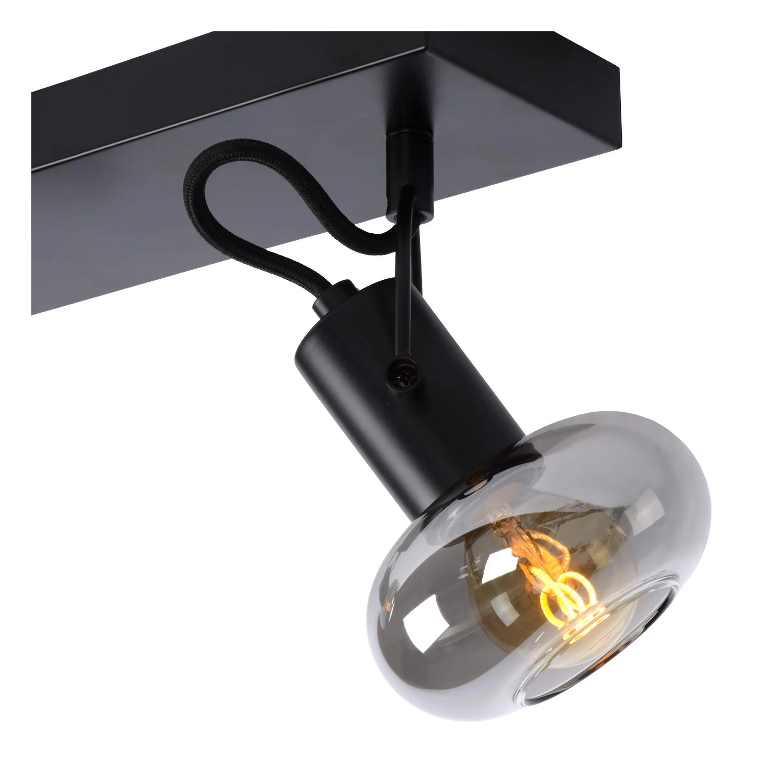 Lucide MADEE - Stropnu00e9 reflektory - 2xE14 - u010cierne