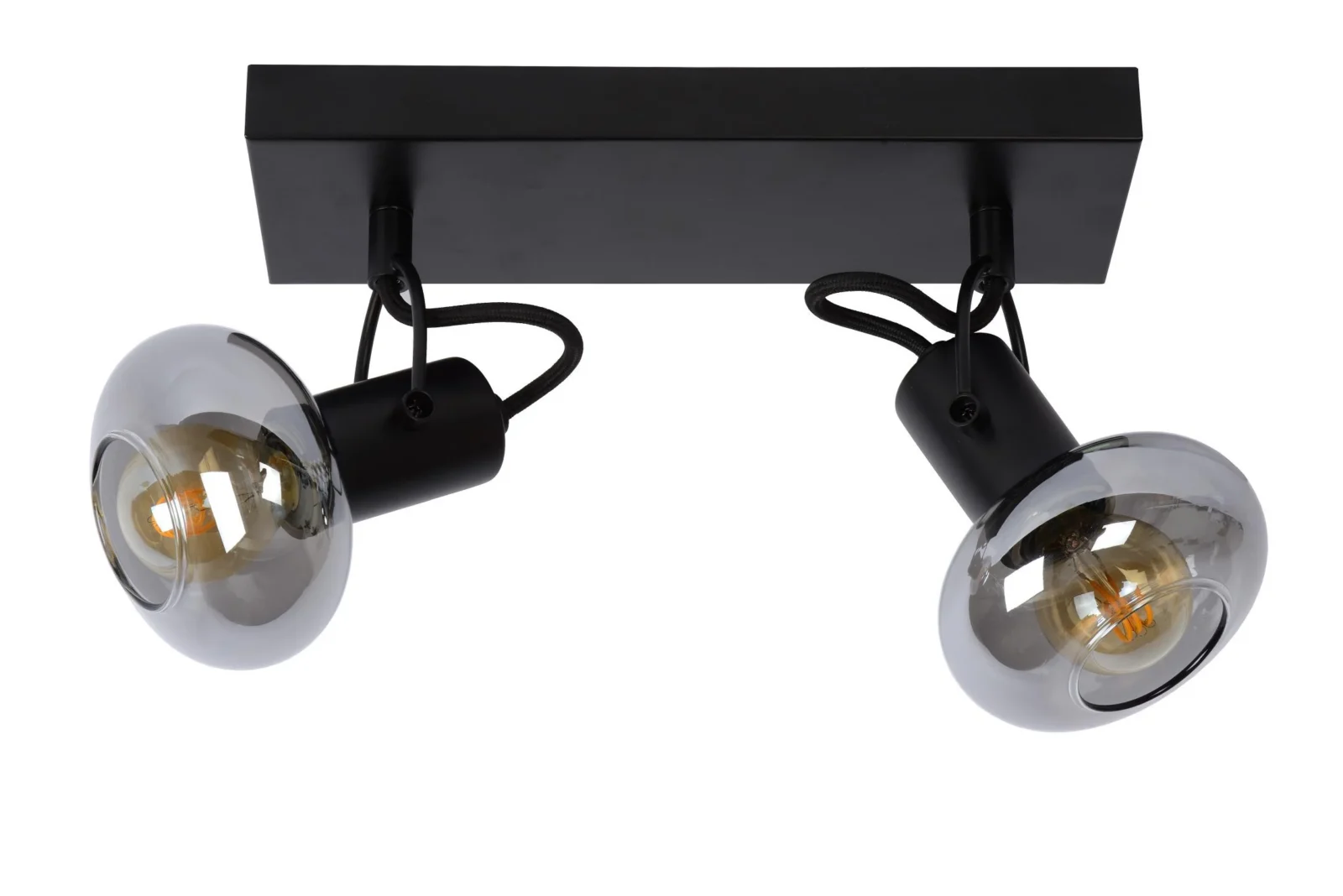 Lucide MADEE - Stropnu00e9 reflektory - 2xE14 - u010cierne