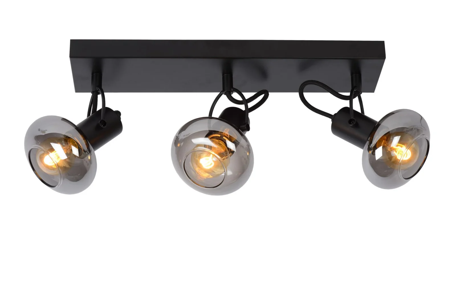 Lucide MADEE - Stropnu00e9 reflektory - 3xE14 - u010cierne