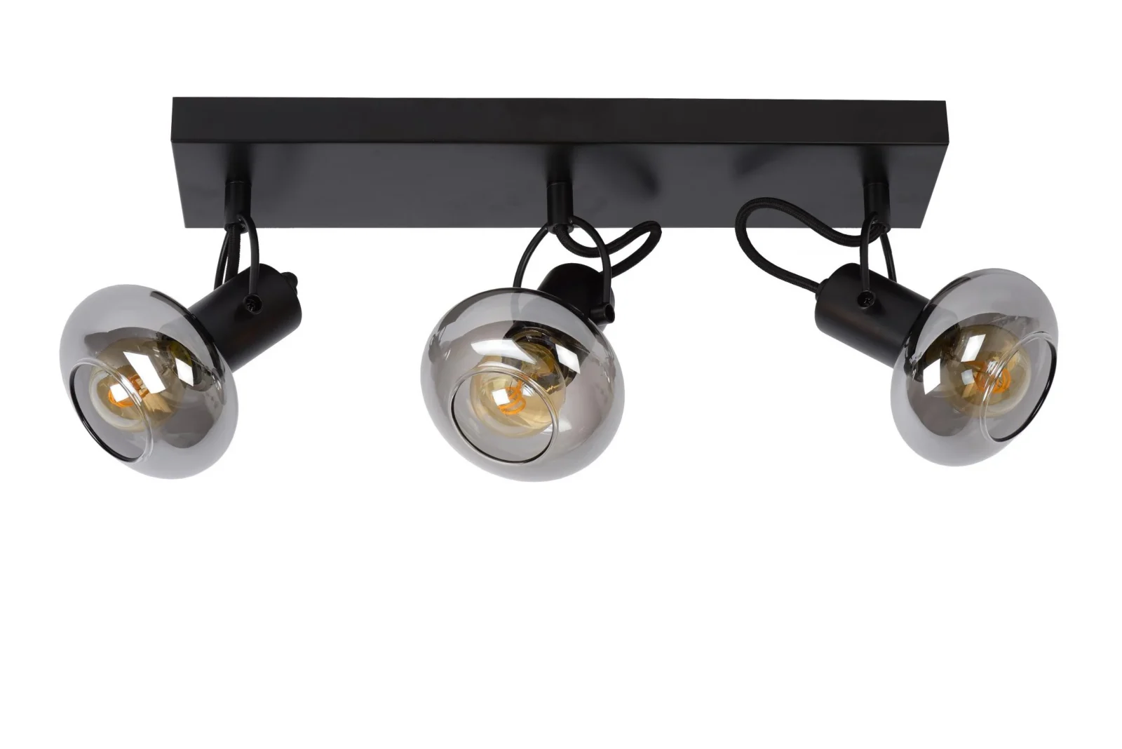 Lucide MADEE - Stropnu00e9 reflektory - 3xE14 - u010cierne