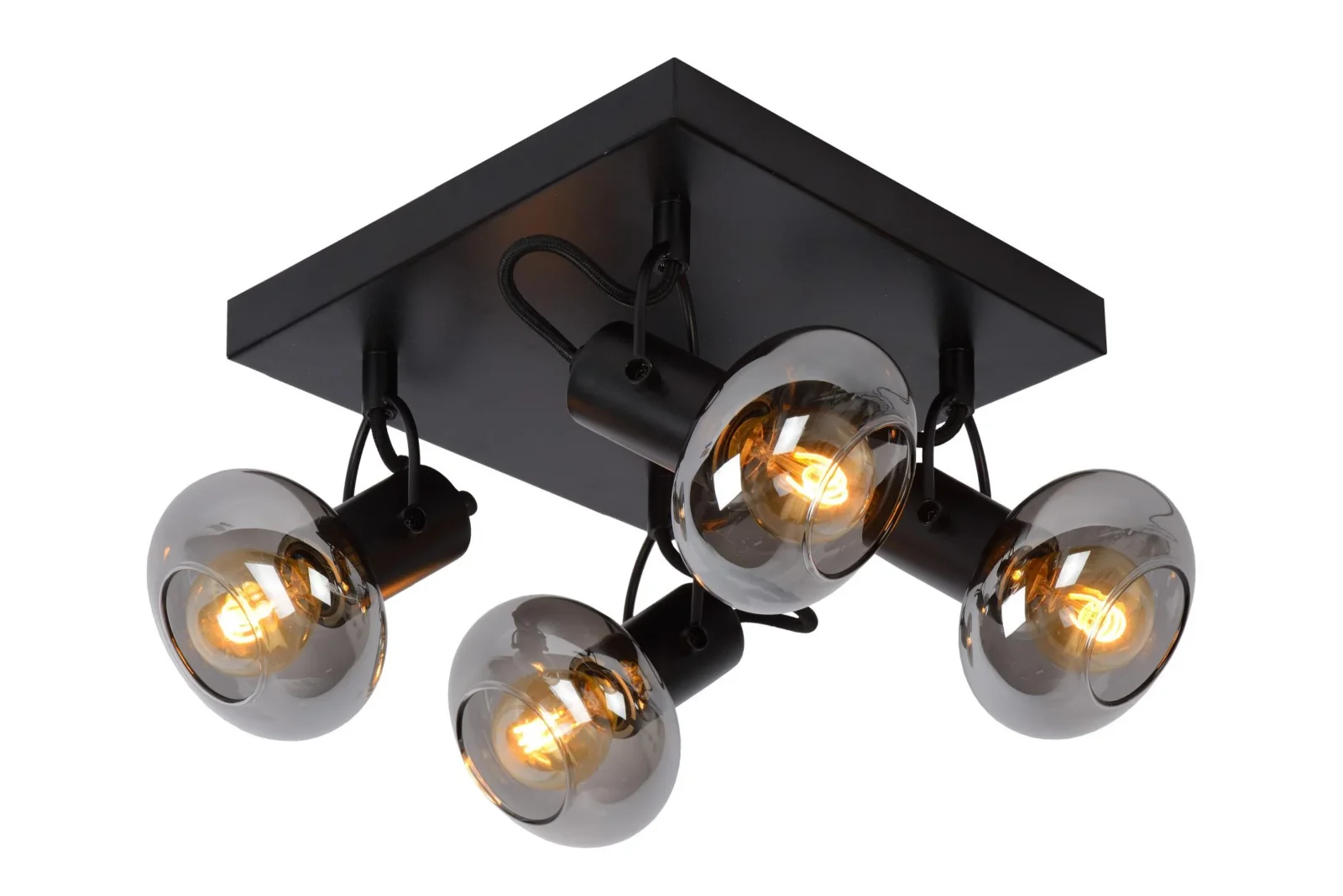 Lucide MADEE - Stropnu00e9 reflektory - 4xE14 - u010dierne