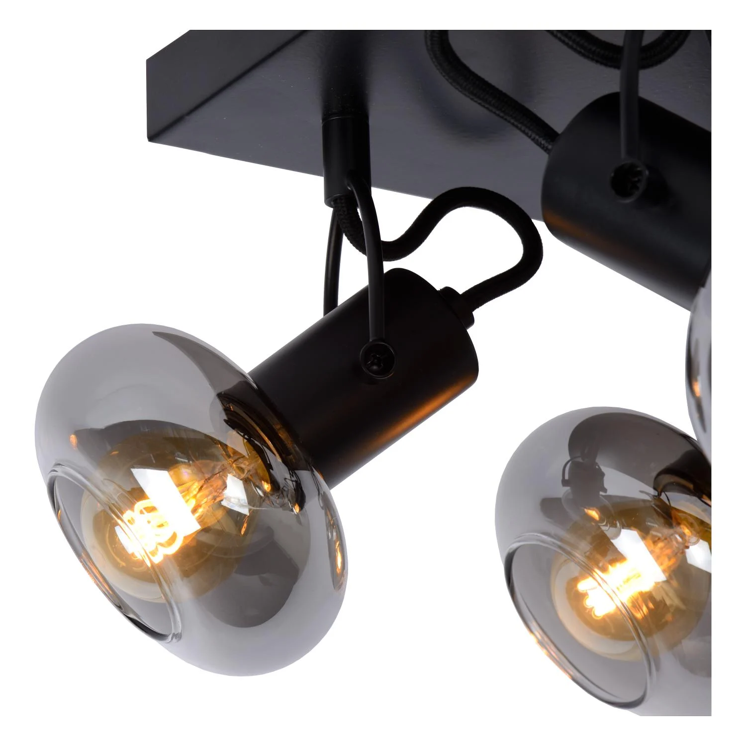 Lucide MADEE - Stropnu00e9 reflektory - 4xE14 - u010dierne