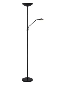 Lucide ZENITH - Podlahovu00e1 u010du00edtacia lampa - LED tlmenu00e1 - 3000K - u010dierna