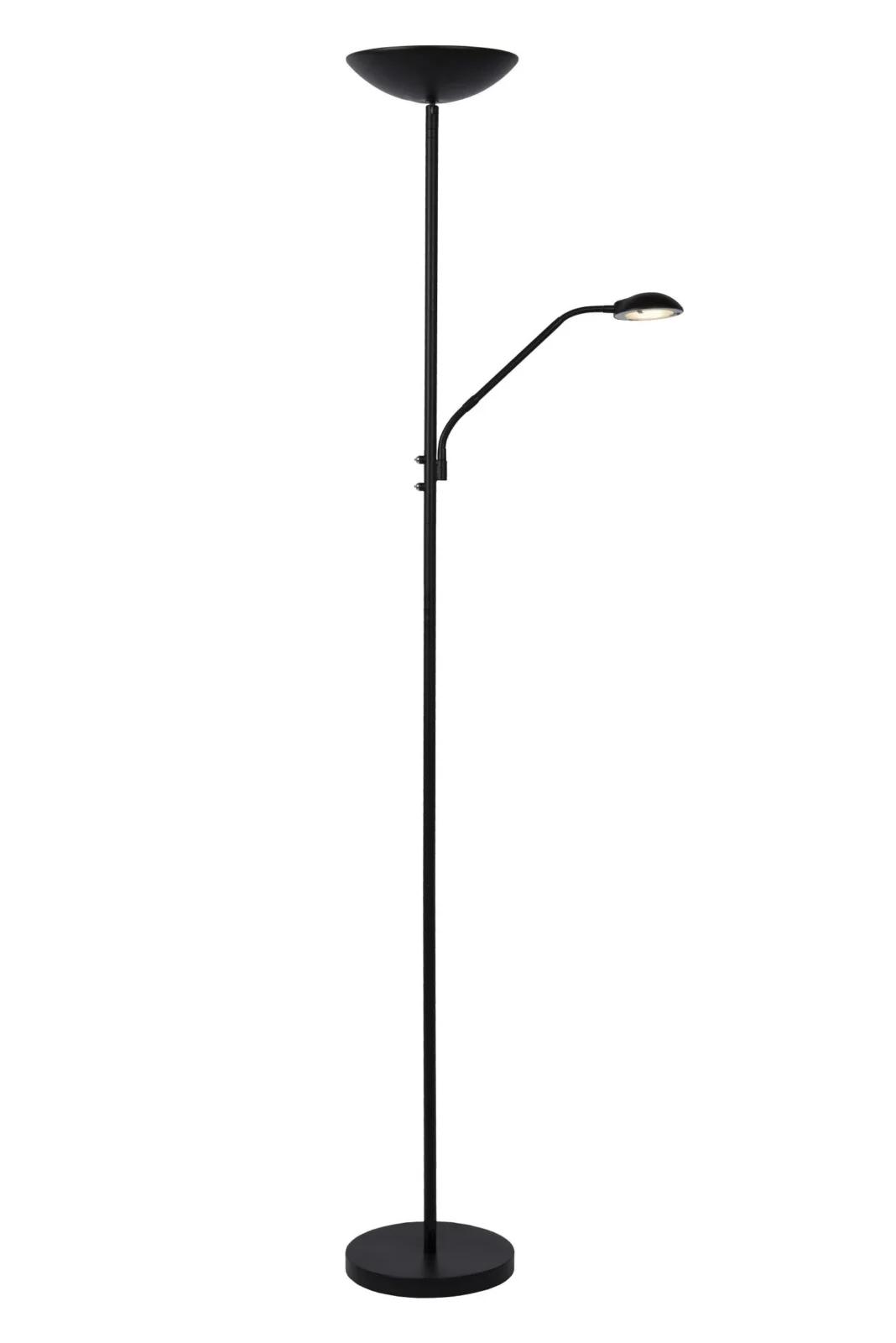 Lucide ZENITH - Podlahovu00e1 u010du00edtacia lampa - LED tlmenu00e1 - 3000K - u010dierna