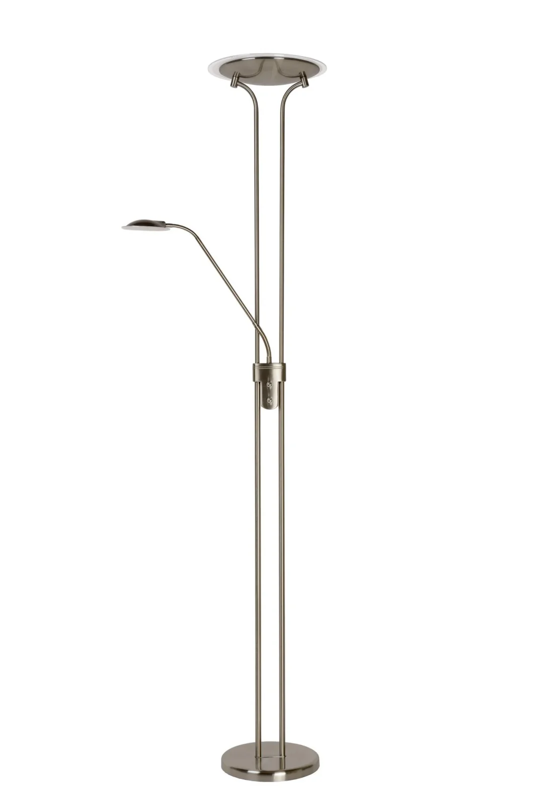 Lucide CHAMPION-LED - Podlahovu00e1 u010du00edtacia lampa - u00d8 30 cm - LED tlmenu00e1. - 3000K - satu00e9novu00fd chru00f3m