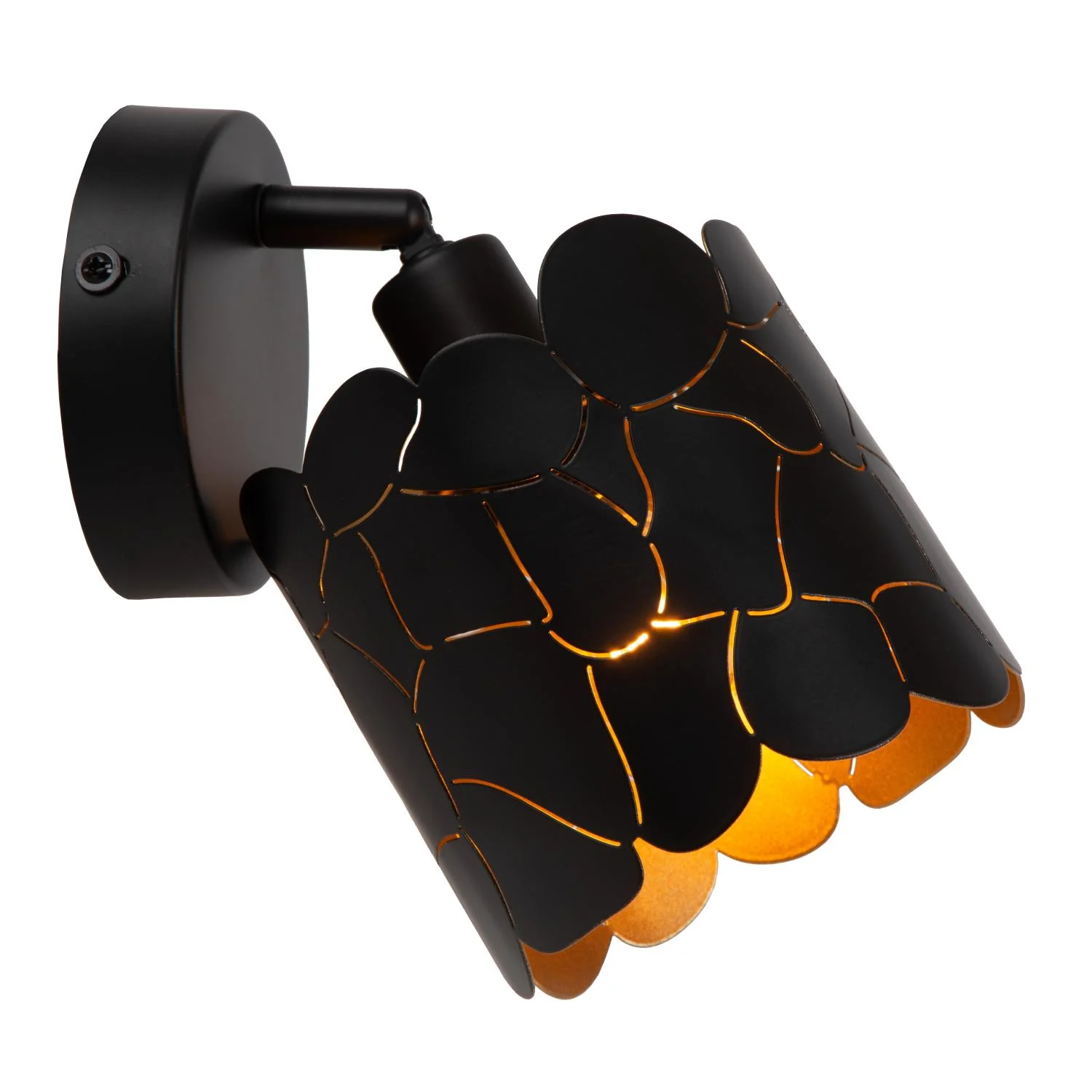 Lucide ALMELO - Nu00e1stennu00e9 reflektor / Nu00e1stennu00e9 svetlo - u00d8 12 cm - 1xE14 - u010dierne