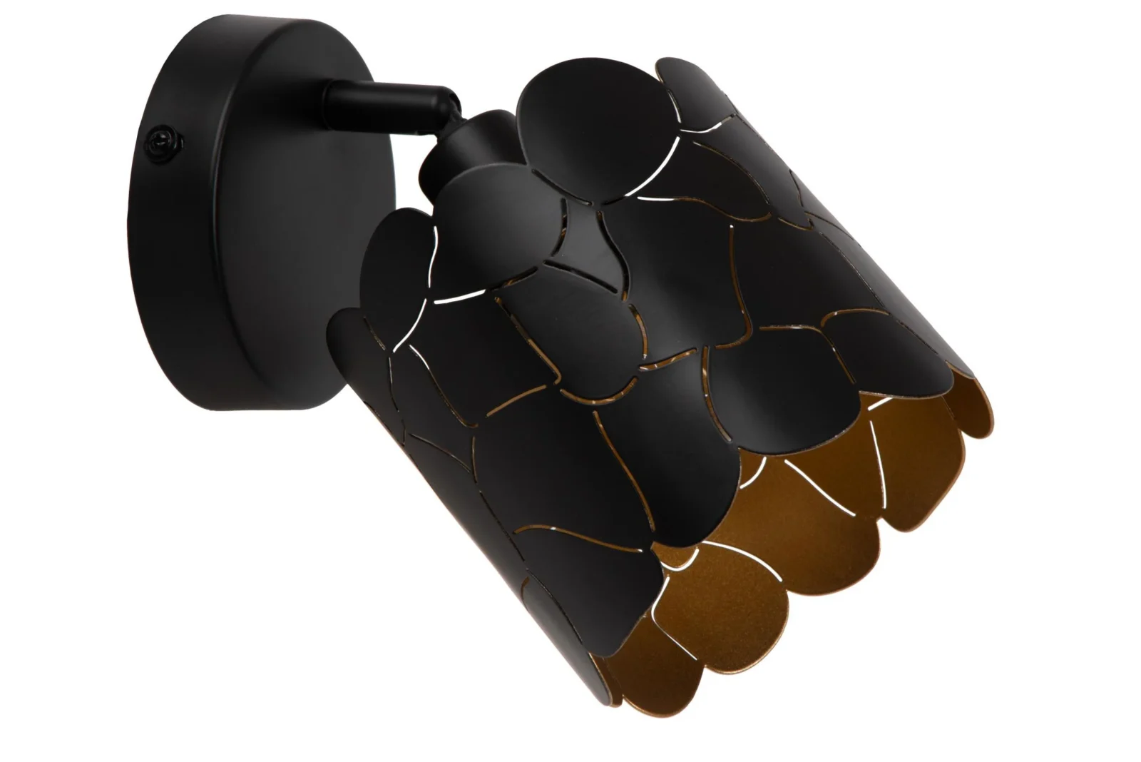 Lucide ALMELO - Nu00e1stennu00e9 reflektor / Nu00e1stennu00e9 svetlo - u00d8 12 cm - 1xE14 - u010dierne