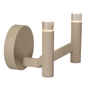 Lucide WELLINGTON - Nu00e1stennu00e9 svetlo - LED Dim. - G9 - 2x3W 2700K - Taupe - Vibes
