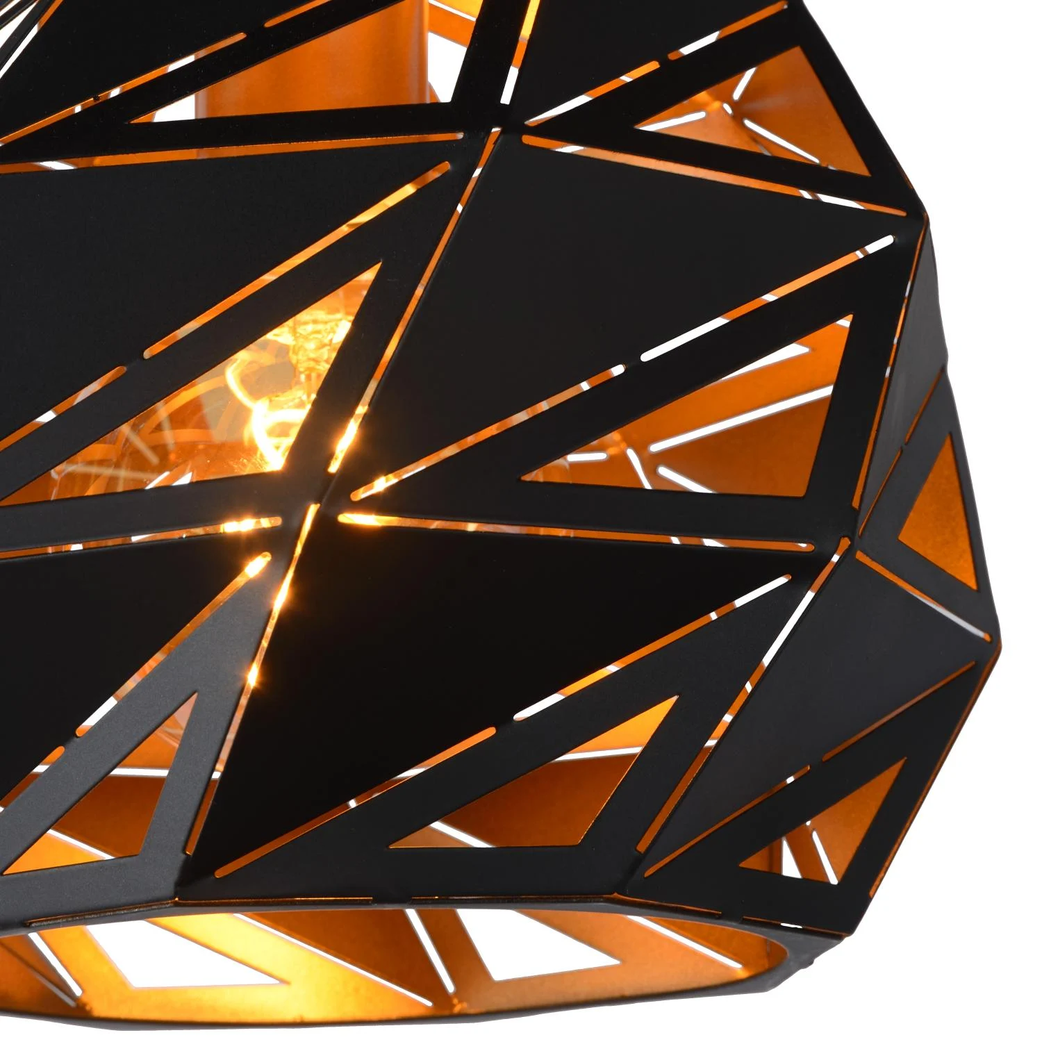 Lucide MALUNGA - Zu00e1vesnu00e9 svetlo - u00d8 25 cm - 1xE27 - u010dierne